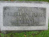 Bowman, Wilhelmine (Perry)